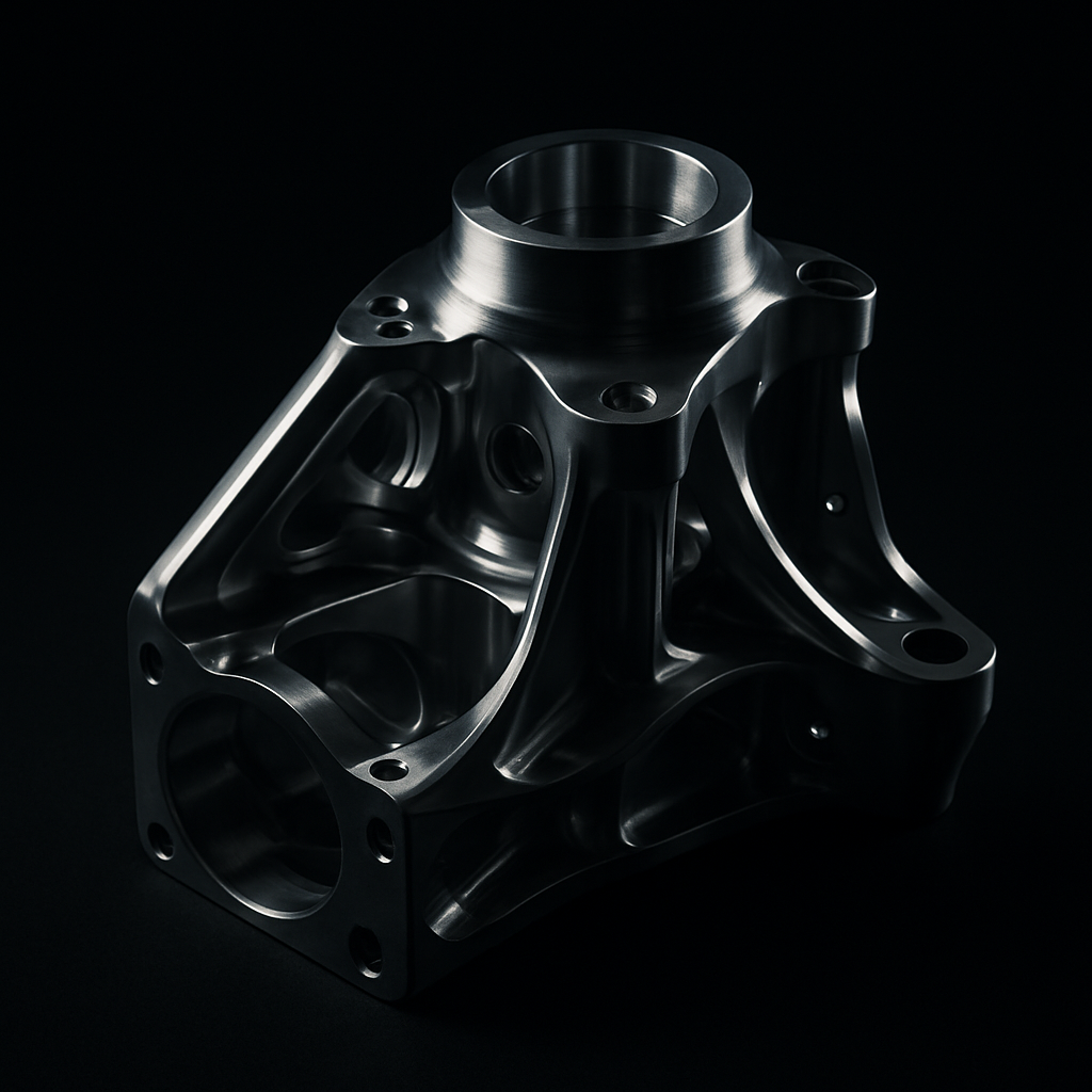 Polished precision-machined component